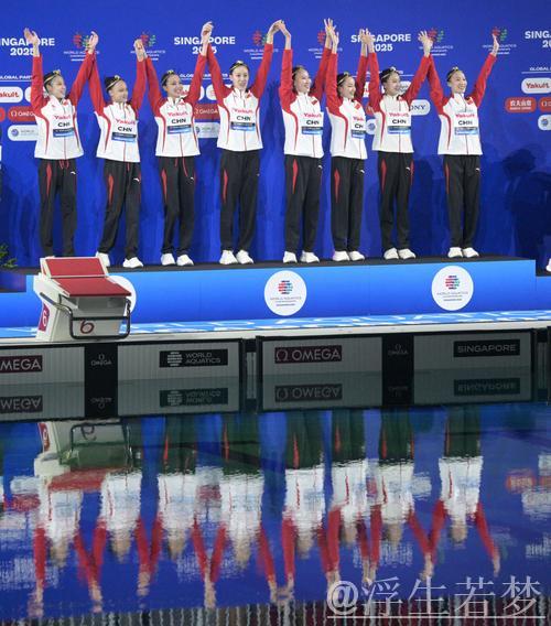 中国队赢得集体技术自选项目冠军 中国队赢得集体技术自选项目冠军